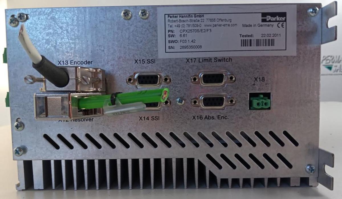 Gebraucht Parker Hannifin Servo Amplifier Compax-S CPX2570S/E2/F3