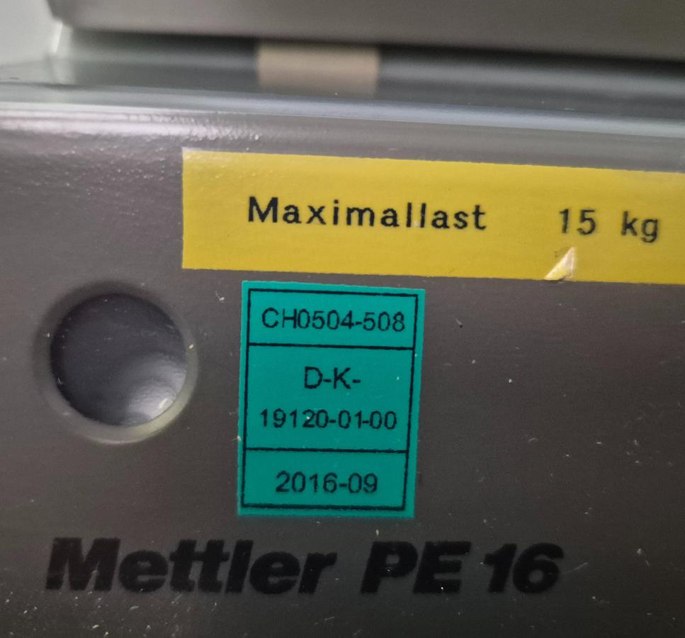 Gebraucht Mettler PE 16 Präzisionswaage