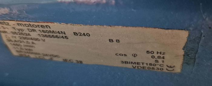 Gebraucht Dietz-Motoren DR 160M/4N B240
