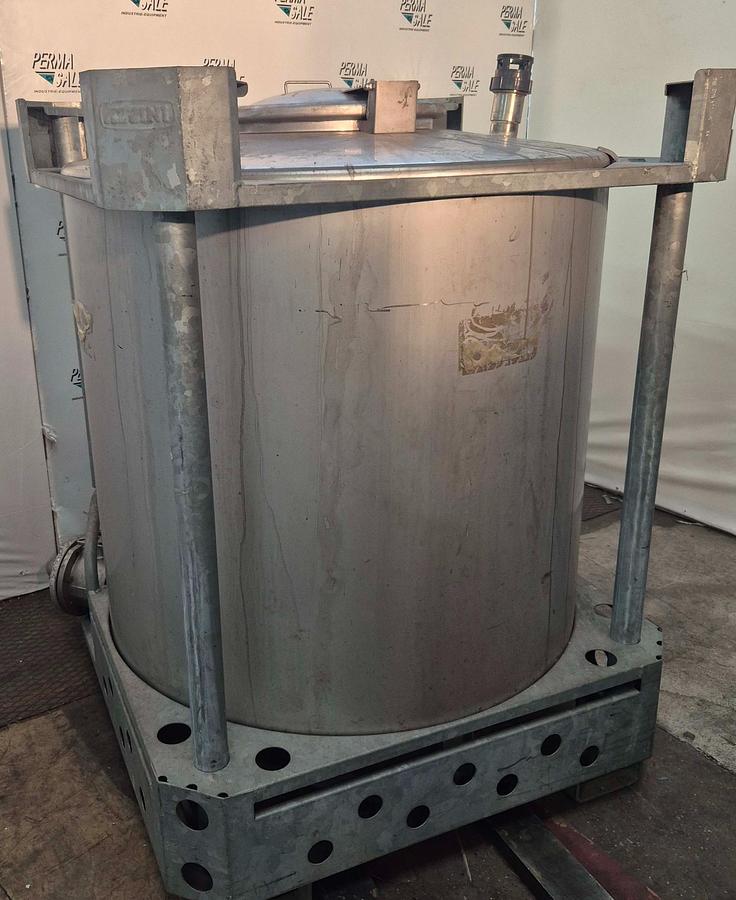 Gebraucht AZZINI Edelstahl-IBC mit 997 Litern Kapazität