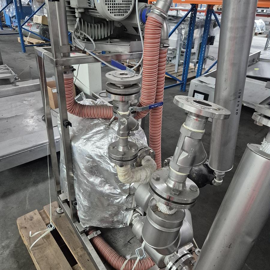 Gebraucht C.E.P. Parma Vakuumpumpe mit TLV Dampfsystem-Komponenten