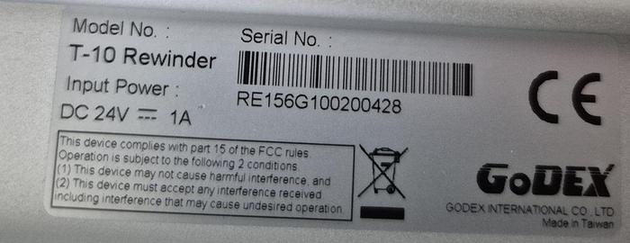 Gebraucht GoDEX T-10 Rewinder Etikettenrollen