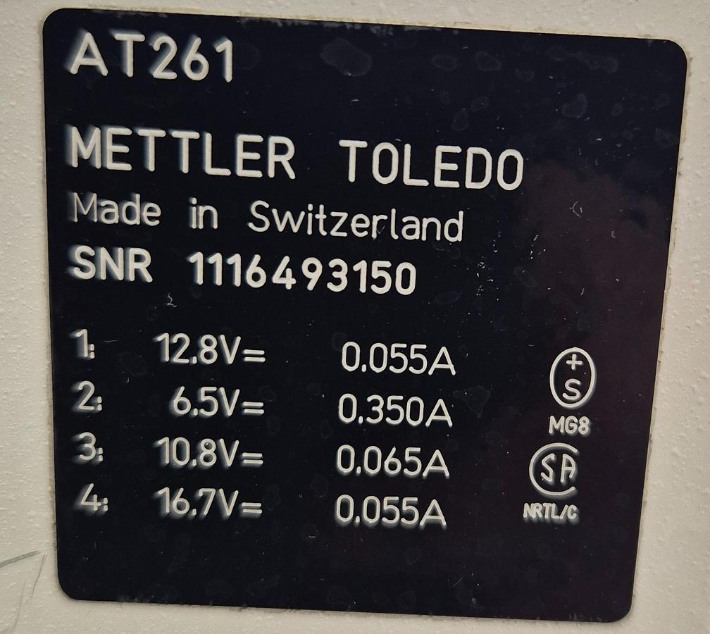 Gebraucht Mettler Waage AT261