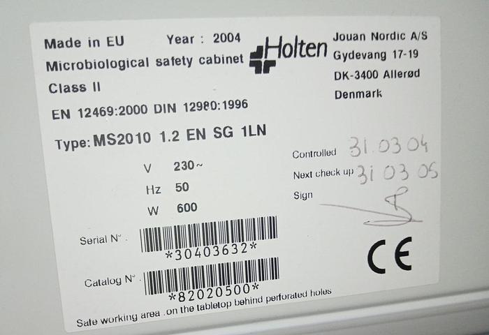 Gebraucht Skan Laborabzug Workstation MS2010 1.2