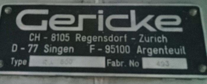 Gebraucht Gericke Mischanlage mit vier Behälter RA800