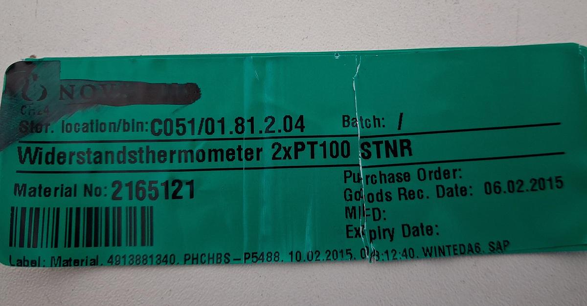 Gebraucht Winderstandsthermometer