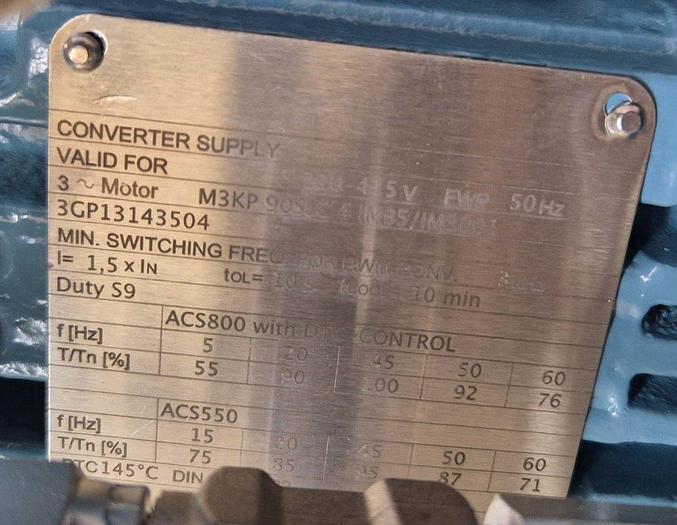 ABB Hydraulikpumpe Typ M3KP 90C, neu, 1.5 kW, 300 bar