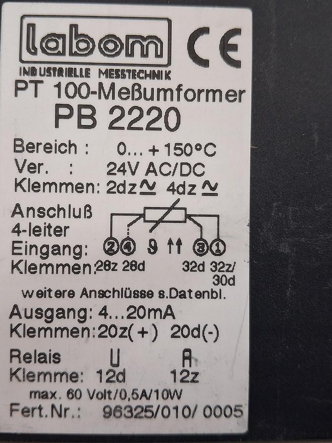 Gebraucht PT100