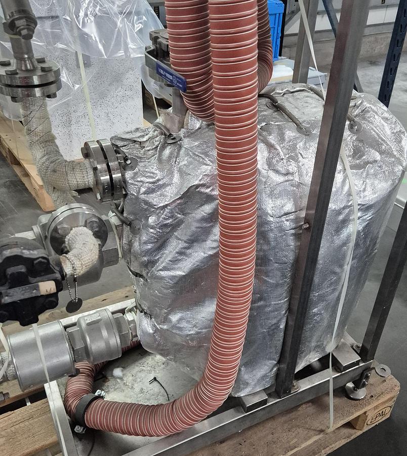 Gebraucht C.E.P. Parma Vakuumpumpe mit TLV Dampfsystem-Komponenten