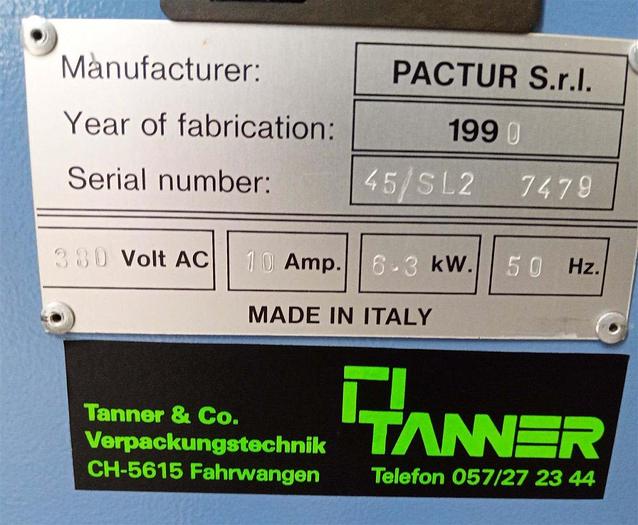 Gebraucht Pactur LADY PACK 45/SL2 Folien-Einschweißmaschine