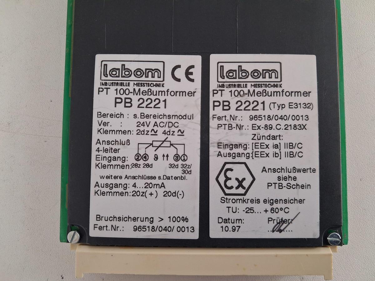 Gebraucht PT100 Trennverstaerker Labom