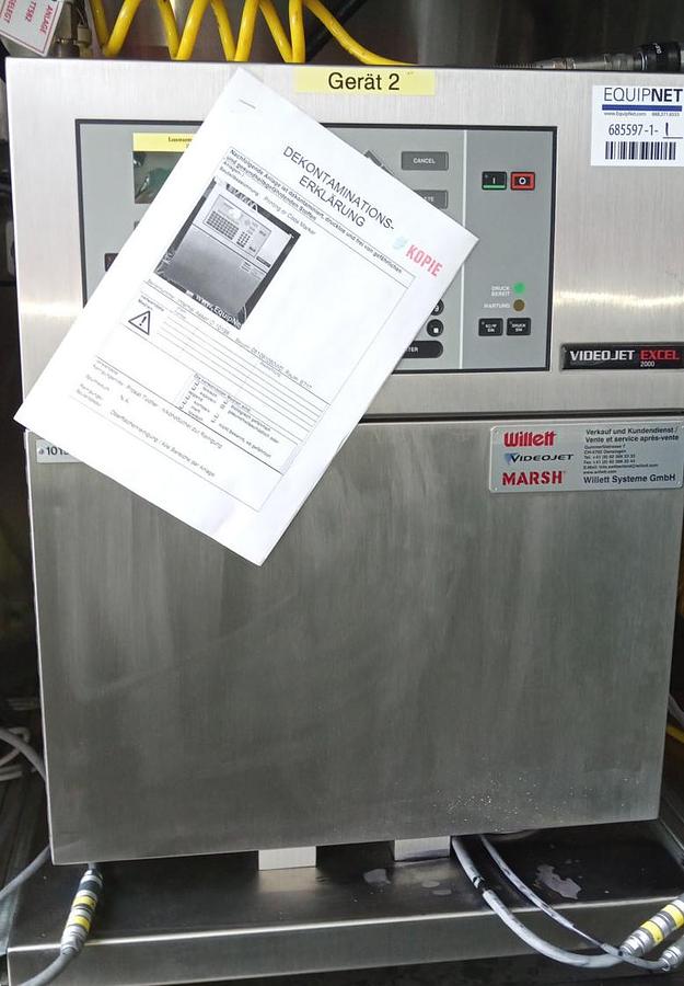 Gebraucht VideoJet Excel Serie 1000 Tinten-Jet-Coder-Drucker