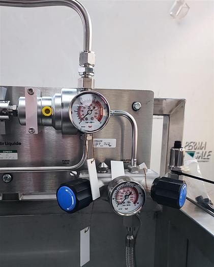 Gebraucht Edelstahl Sicherheitsstation für Sauerstoffflaschen