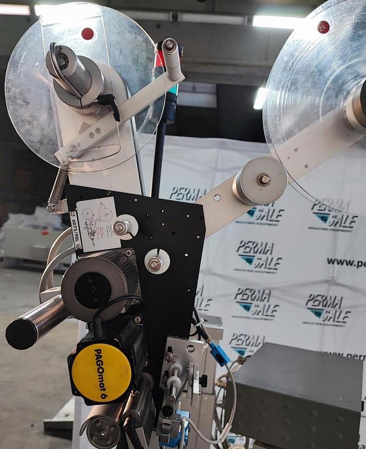 Gebraucht Pago Pagomat 6AM+ Etikettierer mit Laetus Argus Steuerung