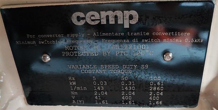 Gebraucht Netzsch Exzenterschneckenpumpe NM011BH02S12F mit Motor