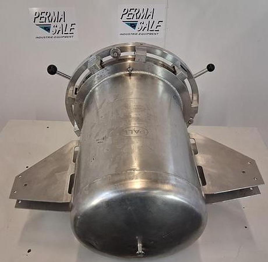 Gebraucht Pall Edelstahl-Filter und zugehörigen Deckelbaugruppen Gas Filter