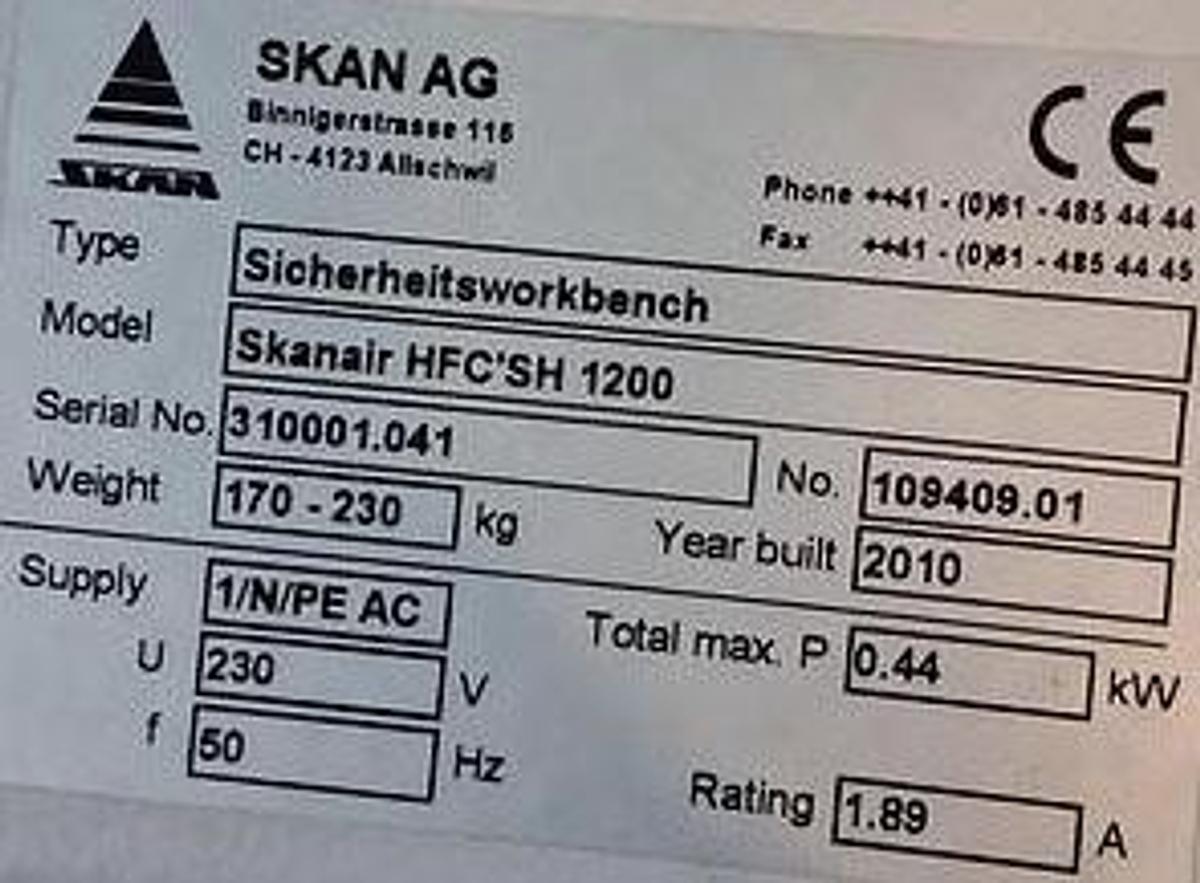 Gebraucht Skan Workstation HFC-SH1200