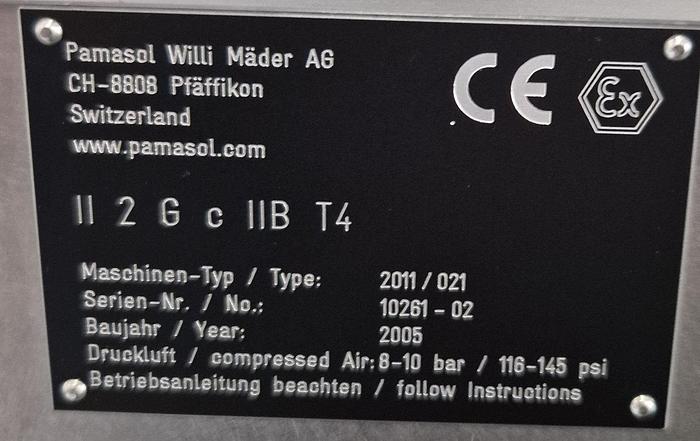Gebraucht Pamasol Abfüllanlage für Dosieraerosole Typ 2011/021