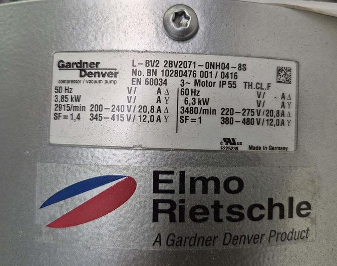 Elmo Rietschle Pumpe