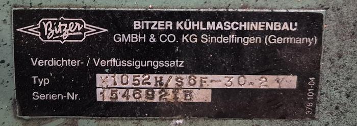 Gebraucht Bitzer Kälteanlage K1052H-2 / S6F-30.2Y-40P