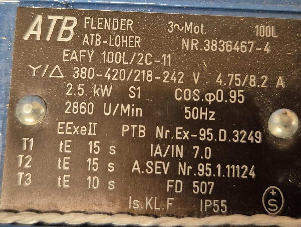 Überholt ATB Flender Motor zu einer CP Pumpe