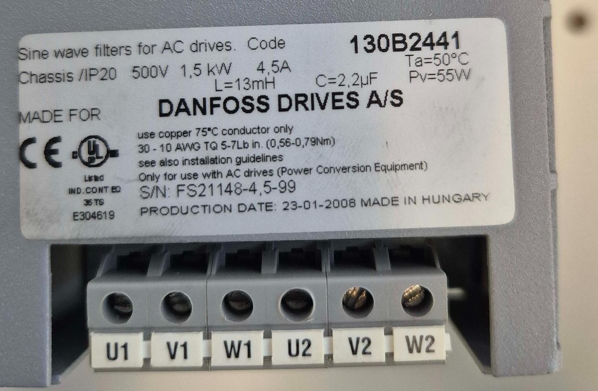 Gebraucht Dafoss Driver - 130B2441 – VLT® Power Option