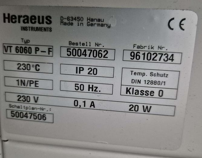 Gebraucht Thermo Fisher VT 6060 P-F
