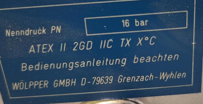 Wölpper Unterdruckreduzierventil vom Typ ZM-R/N15S-FD-P1045