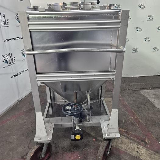 Used Edelstahl-Maurer AG IBC-Behälter mit Halar-Beschichtung 670 ltr.