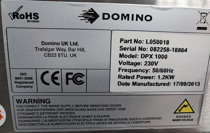 Gebraucht 2013 Seidenader TnT-SU-FC Einzelgerät zur Serialisierungscodierung Laser Maschine