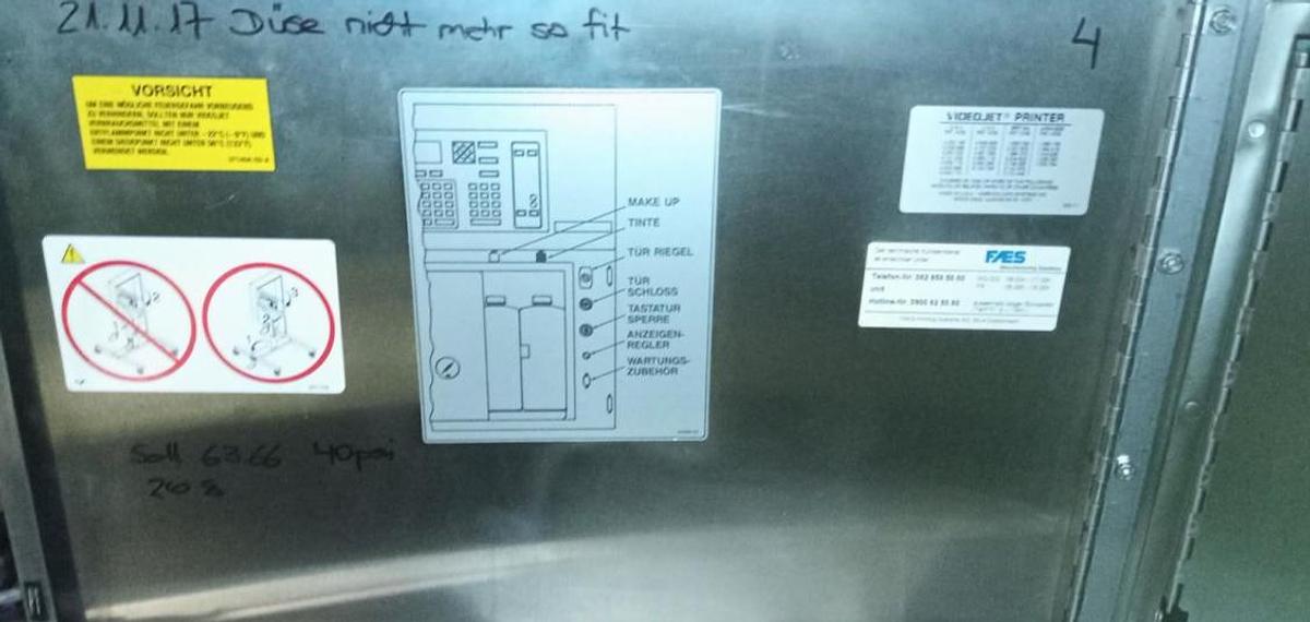 Gebraucht VideoJet Excel Serie 1000 Tinten-Jet-Coder-Drucker