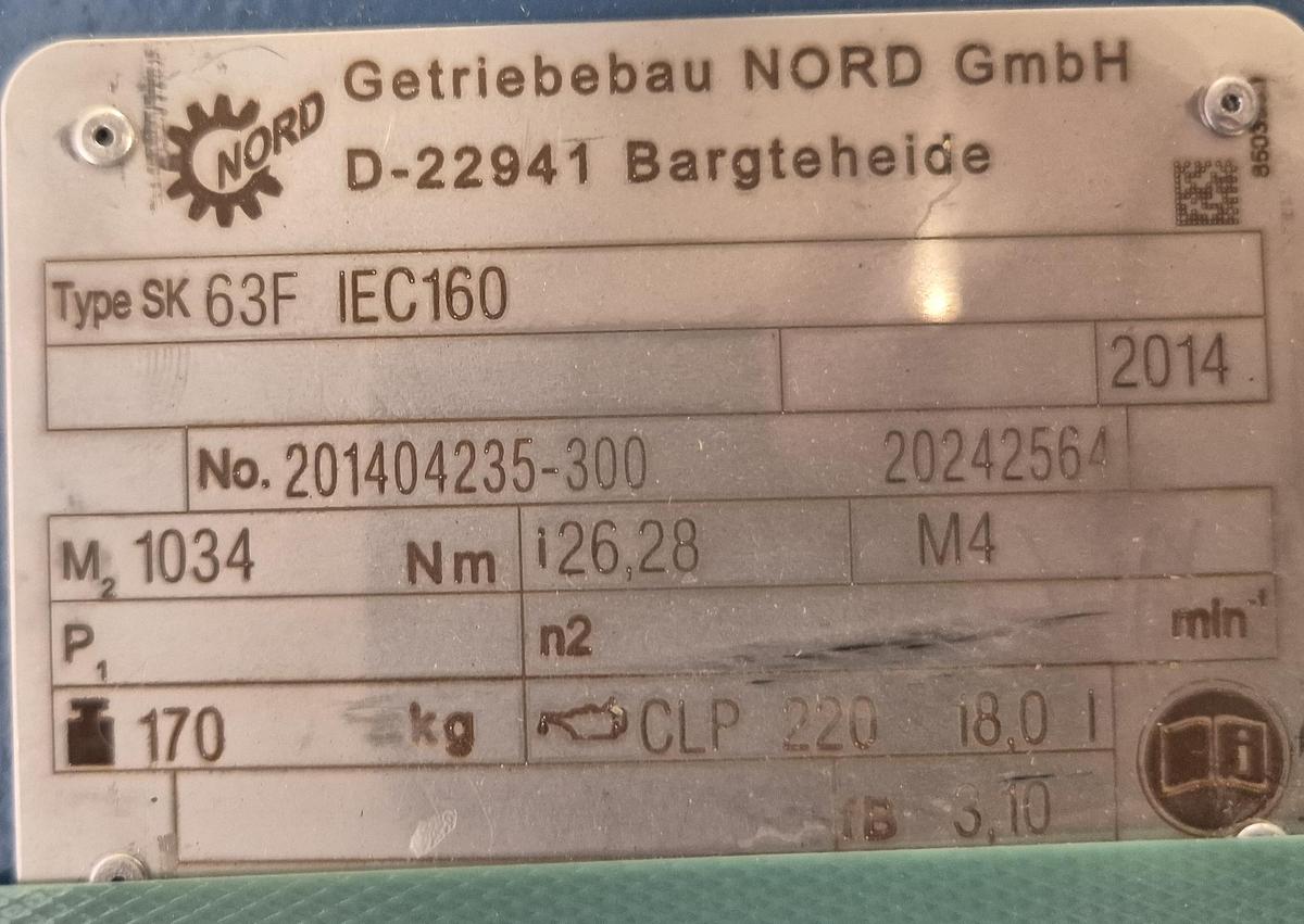 Getriebebau Nord Getriebemortor mit VEM Motor SK 63F IEC160