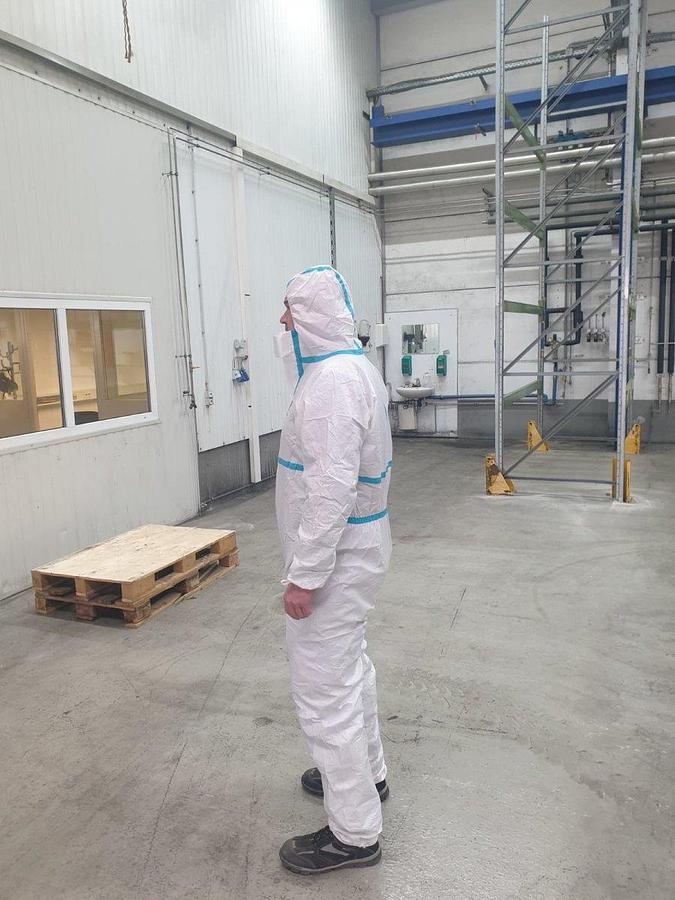 Guardwe Schutzanzug mit Kaputze  Cat. III CE0624 Gr.XL