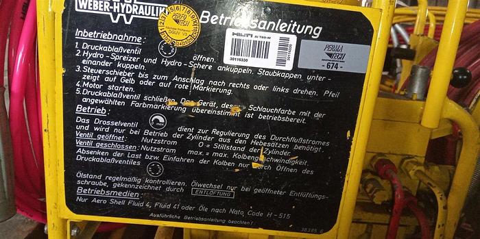 Gebraucht Weber Hydraulik Spreitzer