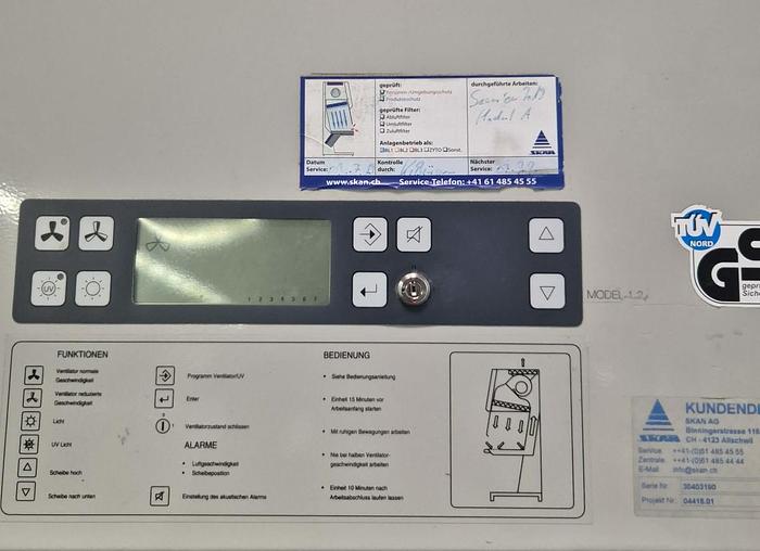 Gebraucht Holten, Jouan Nordic A/S Laborabzug Workstation S2010 1.2 EN SG 1LN