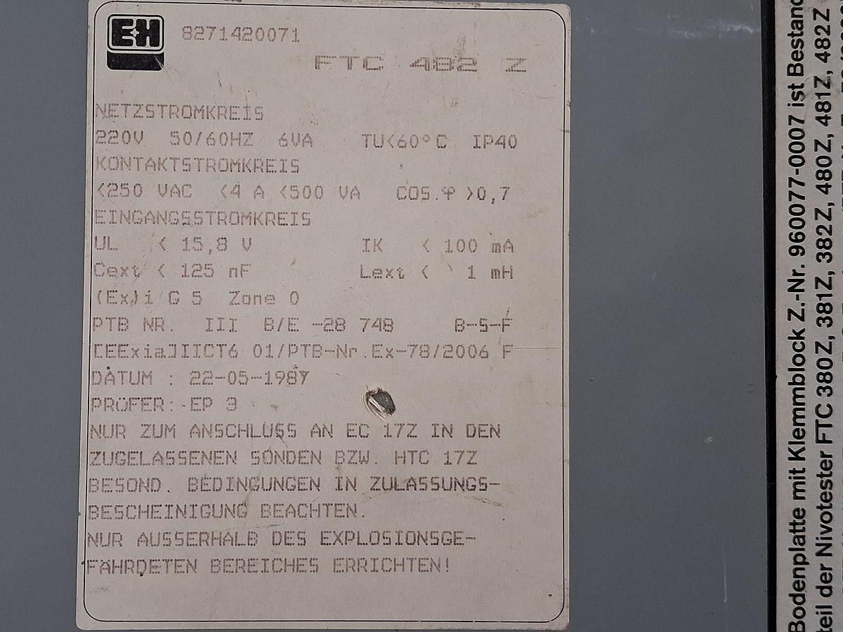 Gebraucht FTC 482
