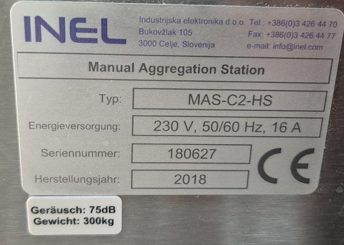 Gebraucht INEL Aggregationsstation MAS-C2 HS mit Zebra ZT410