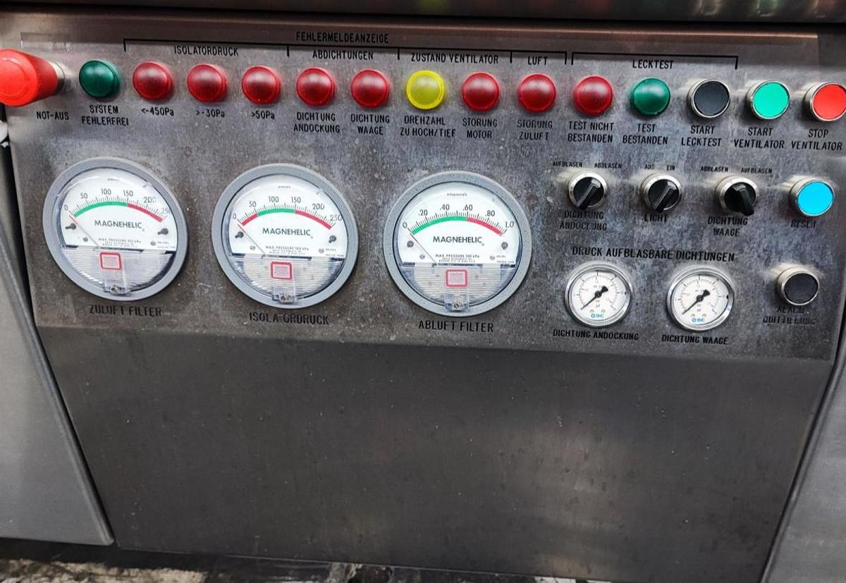 Gebraucht Hosokawa Mikron Stott-Hight Containment Isolator CP-01