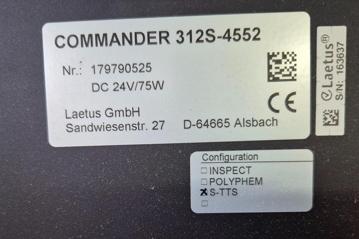 Used Laetus GmbH Kontrollstation  CommanderStation@CS-60