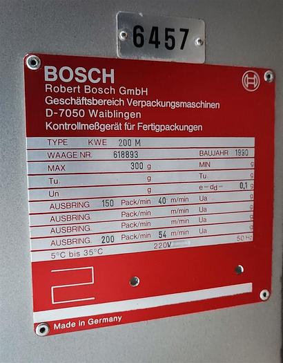 Gebraucht Bosch Kontrollwaage KWE200M