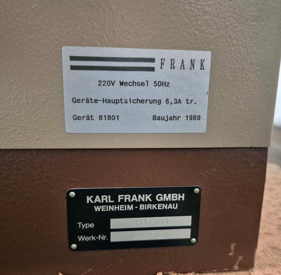 Gebraucht Karl Frank GmbH
