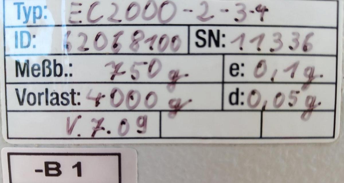 Wipotec Dynamische Wägezelle EC2000-2000-2-34