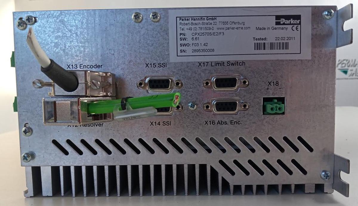 Gebraucht Parker Hannifin Servo Amplifier Compax-S CPX2570S/E2/F3