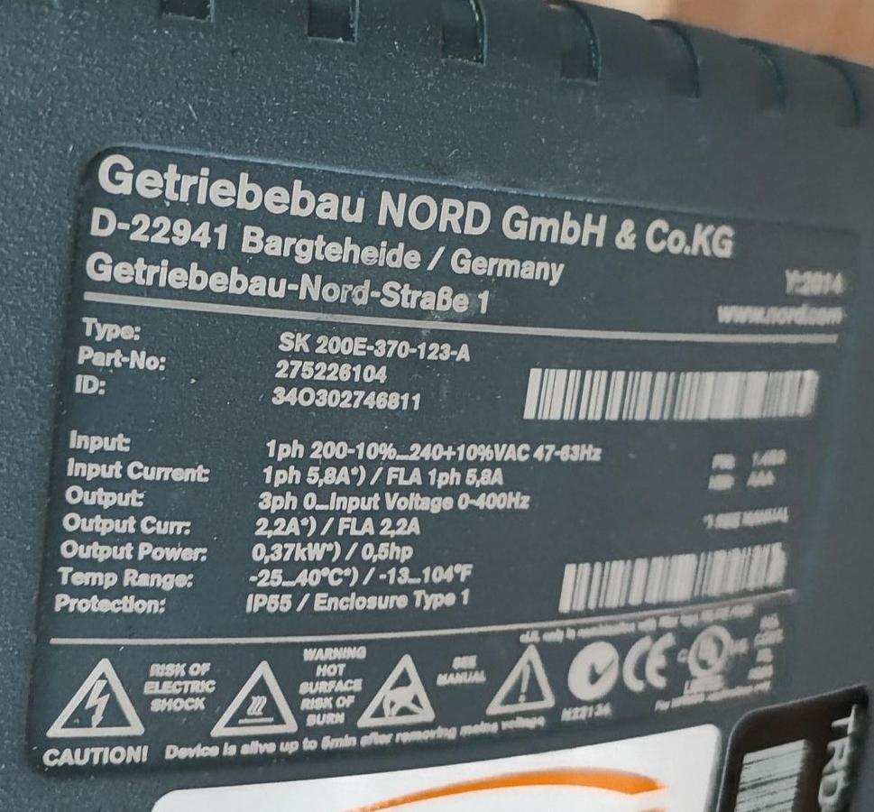 Netzsch Exzenterschneckenpumpe NM003BH06S12F mit Motor