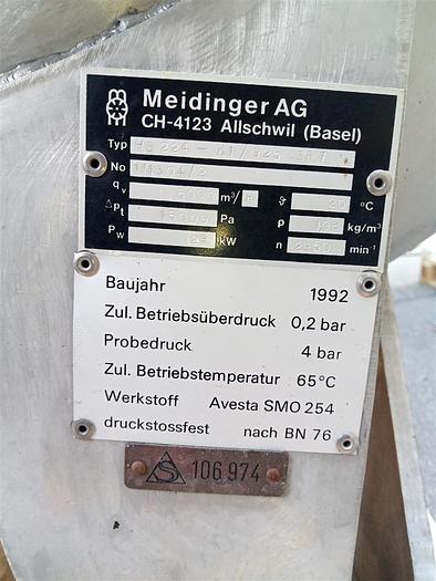 Gebraucht Meidinger Radialventilatoren HB 224-M1 925 DSF7