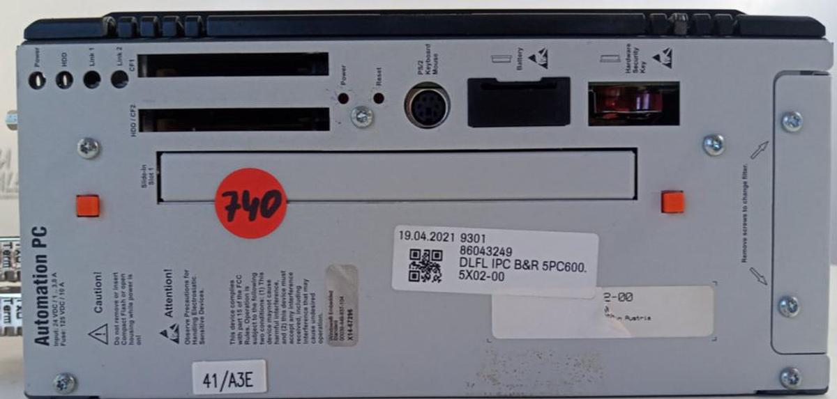 Gebraucht B&R Industrial Automation PC DLFL IPC B&R 5PC600