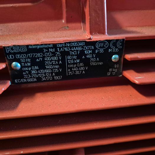 Gebraucht KSB Etaline MN 150-200/1104 Inline-Kreiselpumpe