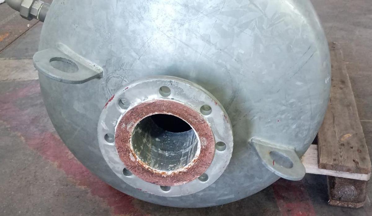 Gebraucht Maschinen und Behälterbau Drucklufttank 500 ltr/11 bar