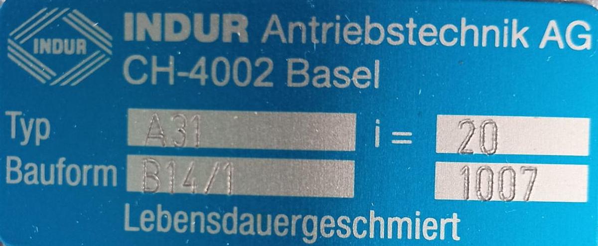 Indur 3 PH Asynchronous Getriebe Motor S6332