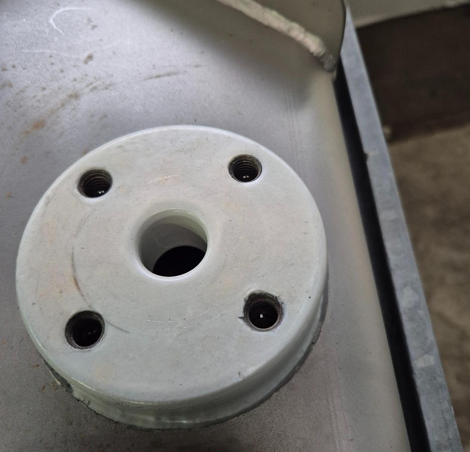 Used 1984 Stöcklin AG IBC-Behälter mit Halar-Beschichtung 630 ltr.